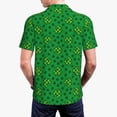 thumbnail image 3 of Balery St Patrick's Day5 Printed Men’s Short Sleeve Polo Shirt, Midweight Men's Shirt,Golf Polo shirts -Large, 3 of 8