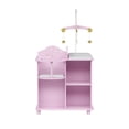 thumbnail image 4 of Olivia's Little World Wooden Doll Changing Station, Lilac/White, 4 of 12