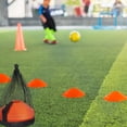 thumbnail image 5 of Soccer Cones Agility Sports Cones with Carry Bag and Buckle for Sports Training Football Basketball Coaching Practice Equipment Orange Set of 50, 5 of 9