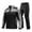 Grey@GC@, variant on Mens Motorcycle Rain Suit Patchwork Color Long Sleeve Cycling Jacket Pants Water Resistant Rain Set For Bike Riding Camping Hiking
