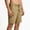 Brown, variant on Men's Summer Loose Cargo Shorts, Multi-Pocket Breathable Design, Outdoor Casual Daily Shorts Khaki L