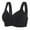 Black, variant on ZKCCNUK Plus Size Bras for Women Mesh Front Buckle Bra Breathable Comfortable Beautiful Back Large Chest Small Underwear Everyday Bras Size 36-46