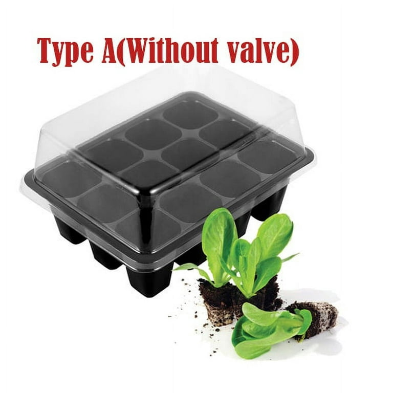 HOTBEST New 12 Hole Germination Pot Seed Grows Box Nursery Seedling Starter  Garden Yard Tray Hot Planter Flower Seedlings Sowing Growing 