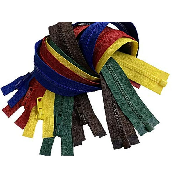 YKK 3 Zipper, 10pcs Separating Jacket Zippers for Sewing Coat Jacket