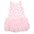thumbnail image 1 of Biscotti Robe Rose pour Filles avec Jupe à Volants, Tailles 12M-12 - 18M, 1 of 2