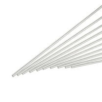 2mm x 100mm Stainless Steel Round Rod, Metal Solid Shaft Rods Lathe Bar Stock for Crafts Model Car Airplane 20 Pcs