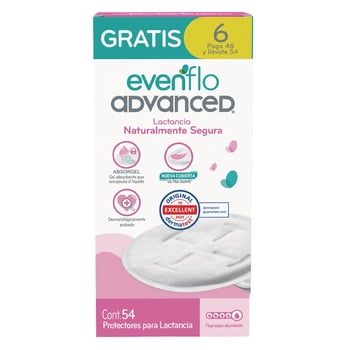 Protectores para lactancia Advanced by Evenflo 48 pzas