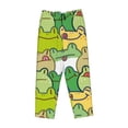 thumbnail image 4 of Fotbe Cartoon Frog Women's Pajama Pants,Sleepwear Pants,Pj Bottoms Drawstring And Pockets-XX-Large, 4 of 9