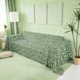 thumbnail image 2 of meiyoeat Chic Floral Flower Sofa Cover Slipcover 71x91 for Girls, Green White Chair Loveseat Couch Cover, 2 of 6