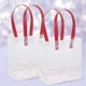 thumbnail image 4 of KAKOWELY 10 bolsas de plástico transparente esmeriladas para regalos de fiesta, recuerdos de boda, 4 of 5