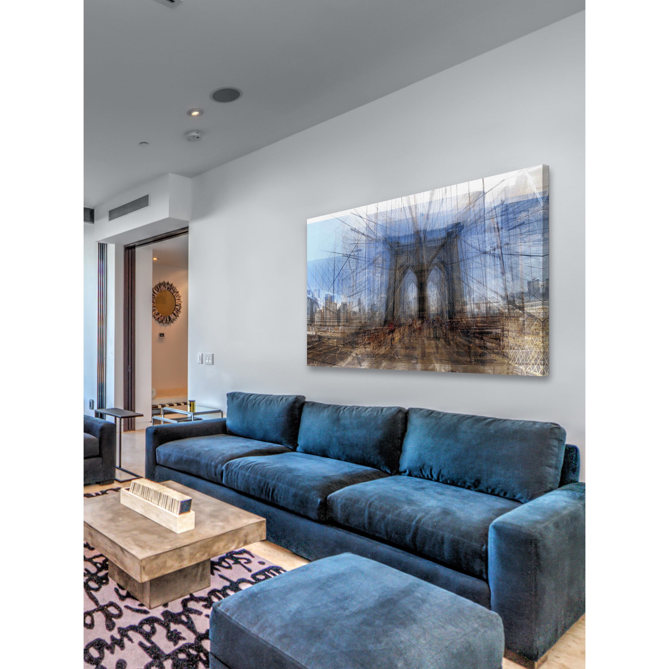 Marmont Hill Brooklyn Bridge Painting Wall Art Print