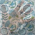thumbnail image 3 of Blue and Green Tulle Curtains with Rod Pocket, Doodle Illustration of Nature Flower Butterflies and Dragonflies, Sheer Drape for Wedding Party 2 Panels, 7 Sizes, Blue Apple Green White, by Ambesonne, 3 of 3