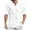 White, variant on Men's V Neck Short Sleeved Solid Color Striped Loose Casual T Shirt Long T Shirts Men