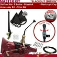 thumbnail image 1 of American Shifter  AOD Shifter Kit Black 10 in. E Brake Cable Clamp Trim Kit Dipstick for EF0AA, 1 of 1