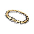 thumbnail image 1 of kurtrusly Gothic Punk Bracelet Titanium Steel Dragon Scale Bangle 7.48 inches Light Gold 7.48 Inch 1Set, 1 of 6