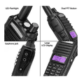 thumbnail image 2 of 2 Radios Walkie Talkie 128 Canale 8km Bandas de frecuencia VHF/UHF Color Negro, 2 of 5