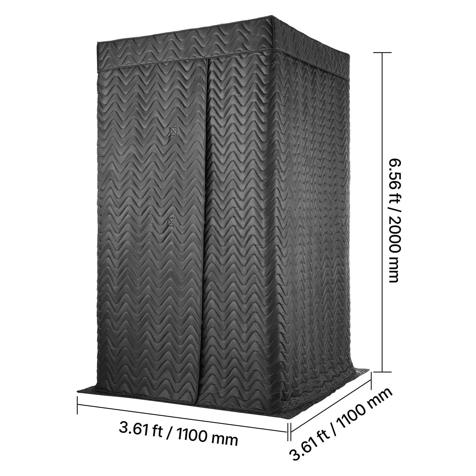 6.56ft Portable Vocal Booth Pro-Grade Recording Studio for Echo-Free Vocals