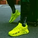 thumbnail image 2 of Qarigey Zapatillas de deporte para niños, transpirables, antideslizantes, tejidas, atléticas, para caminar, para correr, resistentes al Calzado Verde cuarenta y seis, 2 of 6