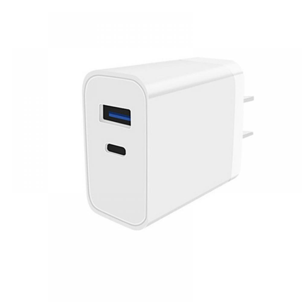 USB C Wall Charger, 20W Dual Port iPhone 13 Charger, PD Fast Charger