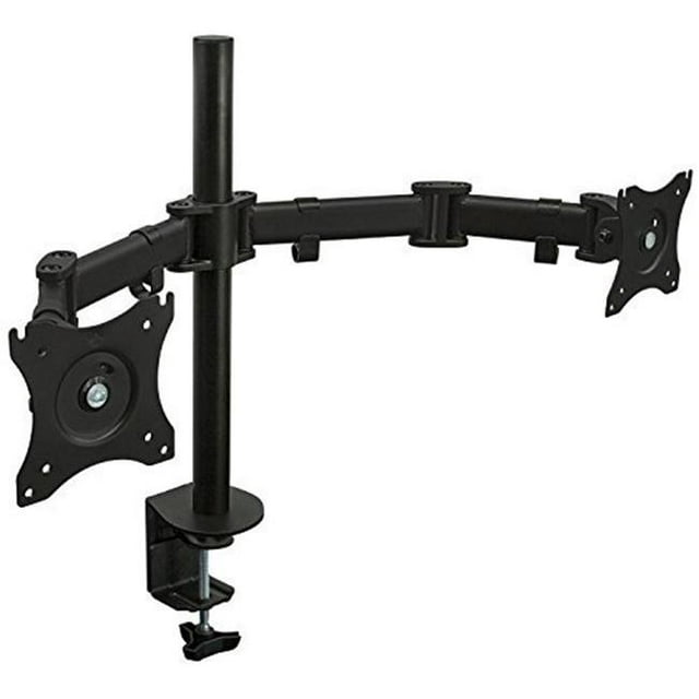 27 in. Dual Monitor Mount for LCD LED Computer Displays