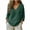 Green, variant on Horkkom V Neck Tops for Women Linen Summer Long Sleeve Blouses Loose Solid Color Casual Shirts XXXL