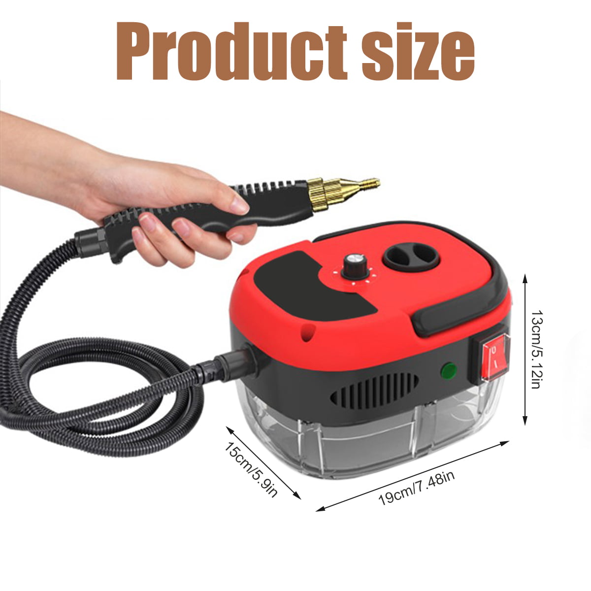 High Temperature Pressure Steam Cleaner Cleaning Machine Portable for  Multifunctional Household Air conditioner Lampblack machine Red 110V/220V  (110V) - Yahoo Shopping