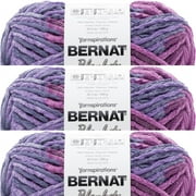 Spinrite Bernat Blanket Big Ball Yarn - Purple Sunset, 1 Pack of 3 Piece
