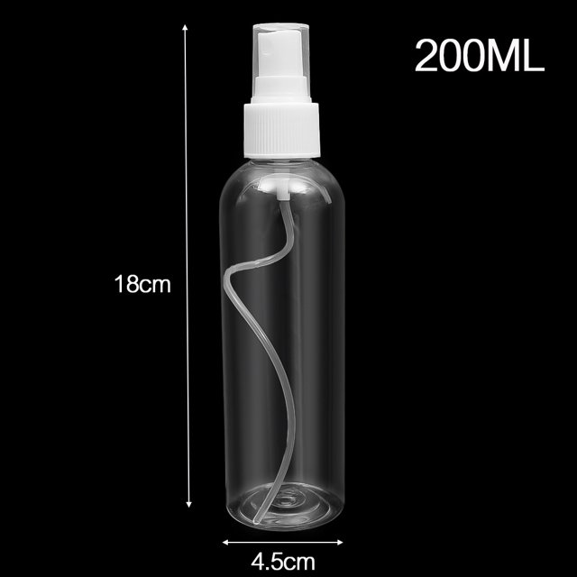 5/10/20/30/50/80/120/150/200/250ml Botellas Recargables De Plástico Transparente Perfume Atomizador Mini Botella De Spray Vacío Portátil Accesorios De Viaje