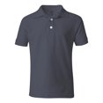 thumbnail image 3 of French Toast School Uniform Unisex Short Sleeve Pique Polo Shirt, 31908 Navy / 16, 3 of 3
