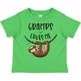 thumbnail image 3 of Inktastic Gramps Loves Me Cute Sloth and Baby Boys or Girls Toddler T-Shirt, 3 of 5