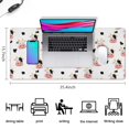 thumbnail image 5 of Long Mouse Pads for Desk,White Cow Head Pattern Desk Mats on Top Of Desks, Desk Mouse Pad Extra Large with 3mm Non-Slip Base and Stitched Edge for Gaming,Office,Work,Home 35.4"x15.7", 5 of 6