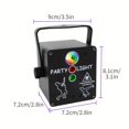 thumbnail image 2 of Mesase Portable Party Light Projector Semi Flush Mount USB-Powered Metal Fixture, 2 of 6