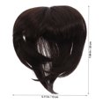 thumbnail image 2 of unbranded Peluca Corta Marrón Para Mujer Corte Para Uso Diario, 2 of 6
