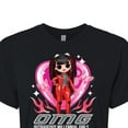 thumbnail image 3 of LOL OMG! Fashion Dolls - Spicy Babe - Hearts & Flames - Juniors Cropped Cotton Blend T-Shirt, 3 of 5
