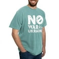 thumbnail image 4 of CafePress - No War In Ukraine Mens Comfort Colorsâ® Shirt - Mens Comfort Colors Shirt, 4 of 5