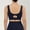 Dark Blue, variant on Sports Bikini Tops for Women Swim Bra Wirefree Workout Swimsuit Top Comfortable Support for Swimming, Beach, Active Wear Beige XXXL