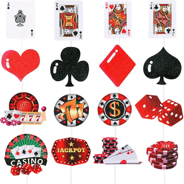New 2 Pieces Casino Theme Party Decorations Poker Tablecloth Las Vegas Tab