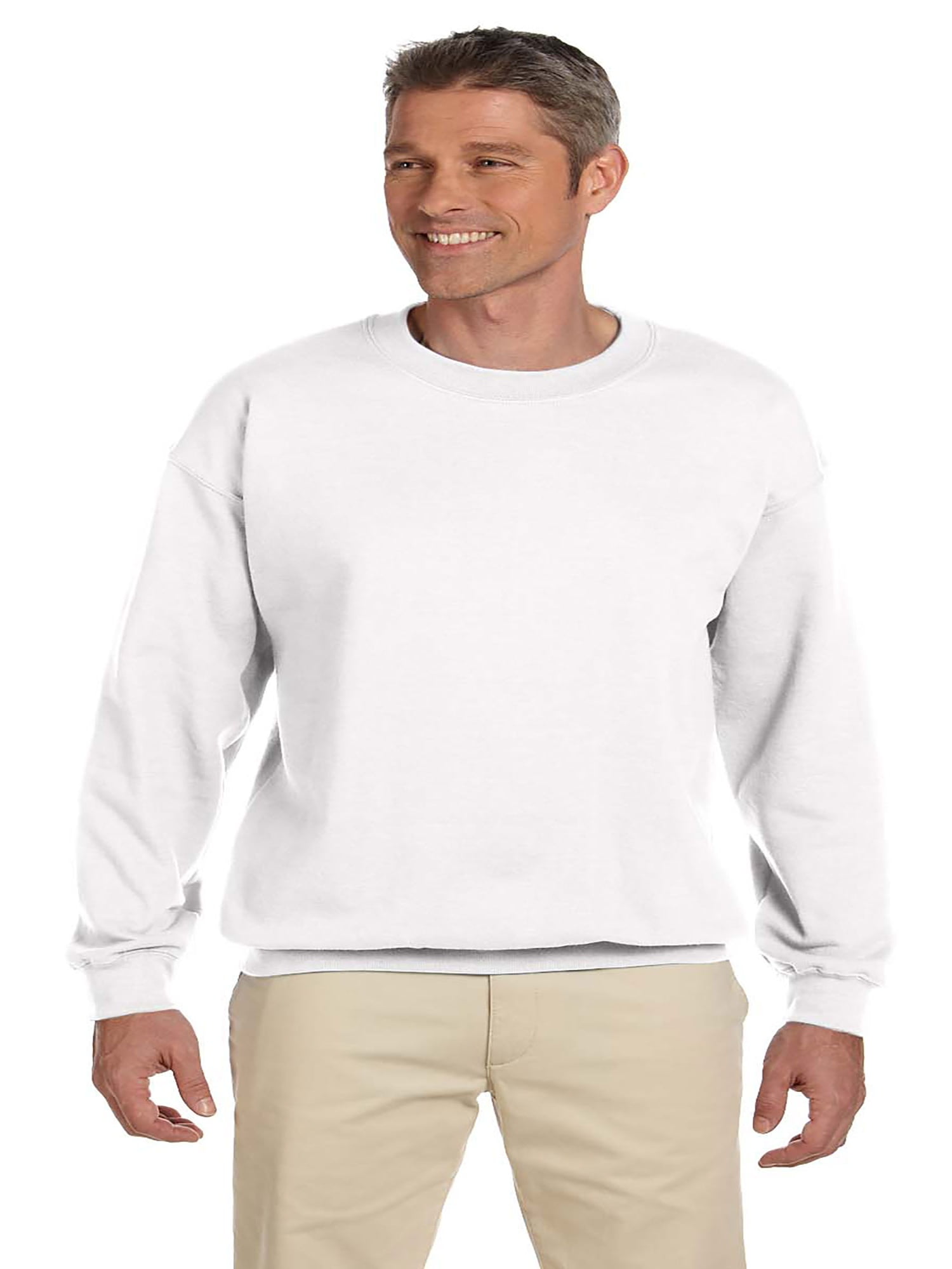 hanes men's ultimate cotton heavyweight crewneck sweatshirt