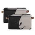 thumbnail image 2 of Sheep Black Storage Bins Baskets With Handles Storage Box Clothes Organizer Organization Toys, 2 of 7