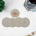 thumbnail image 3 of 4 PC Round Wave Braided Coaster, 3 of 4