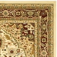 thumbnail image 5 of SAFAVIEH Lyndhurst Miranda Traditional Bordered Area Rug, Ivory/Red, 9' x 12', 5 of 7