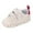 White, variant on Otqutp Children Sneakers Summer Children Toddlers Girls Non-Slip Sports Shoes Floor Flat Bottom Non Slip Round Toe Comfortable Flowers Shoes