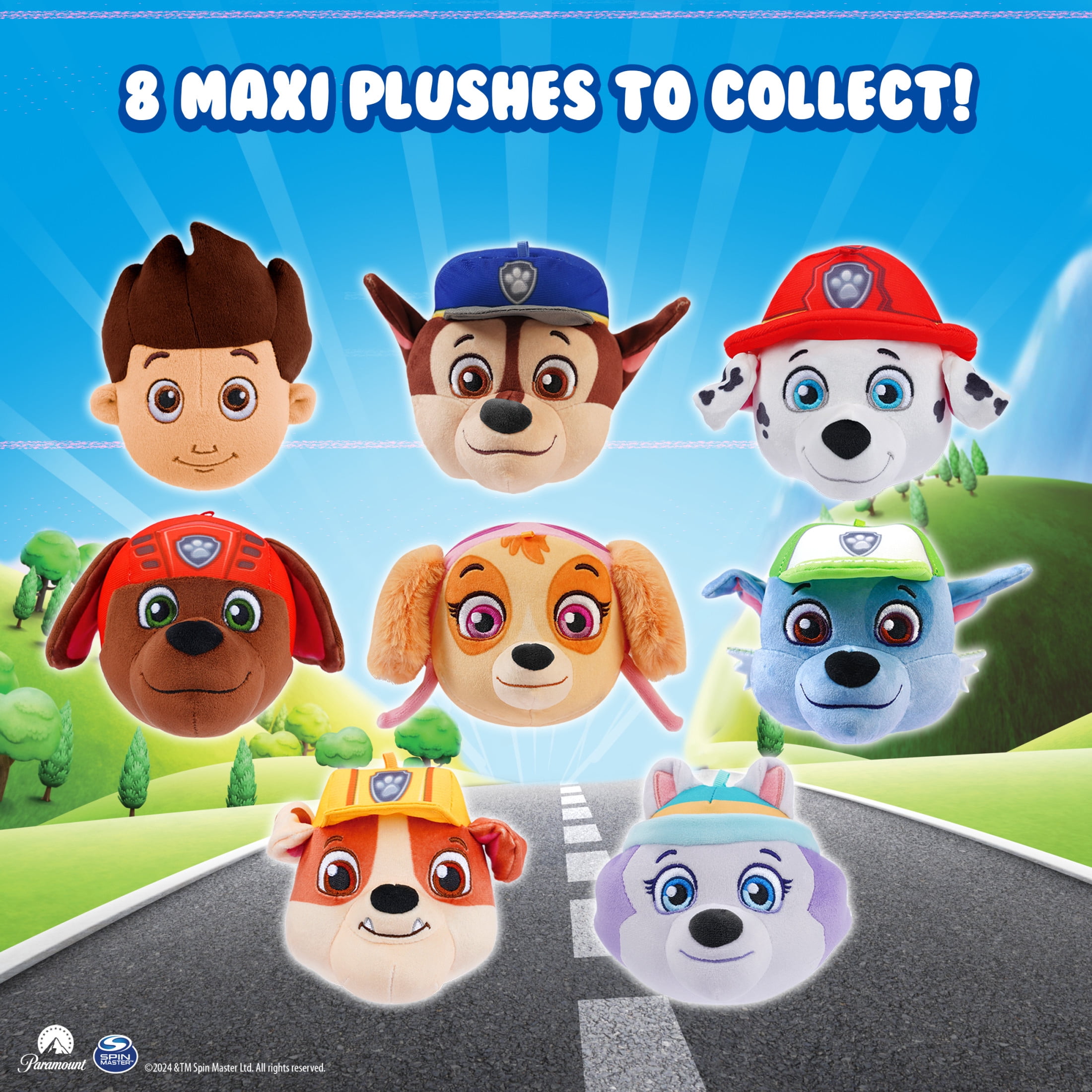 PAW Patrol Plush MiraBall, Blind Box Surprise Plushies -  Mighty Pups Toy, Cute Stuffed Animal - Great for Gifts & Party Favors, Aged 3+ (4-Pack)