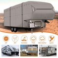 thumbnail image 2 of Leader Accessories Windproof Extra Thick 5 Layers 5th Wheel RV Cover Fits Motorhome RV Outdoor Protect Camper Cover,29'-33', 2 of 7
