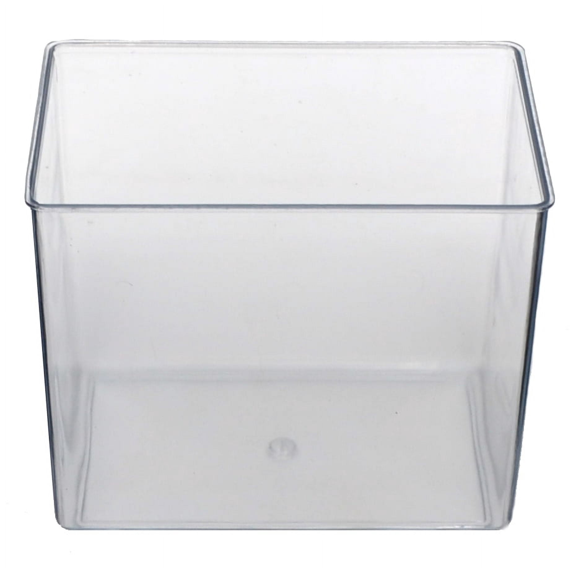 Eisco Aquarium Tank, Small, Molded Plastic, 0.75 Gallon Capacity, 7" x 6" x 4.25"