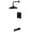 Matte Black, variant on Kingston Brass KB6140NDL NuvoFusion Single-Handle Pressure Balanced Tub and Shower Faucet, Matte Black