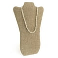 thumbnail image 2 of Large Size 14" Tall Burlap Necklace Display Stand (Jewelry Display), 2 of 2