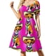 thumbnail image 3 of Vestido sin mangas con la bandera de la DDR Ropa estética Vestido mujer Vestido, 3 of 7
