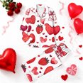 thumbnail image 1 of RKSTN Women's Valentines Pajama Sets Plus Size Notch Collar Button Down Valentine's Day Print T Shirt Top and Pjs Pant 2 Piece Matching Set Casual Lapel Sleepwear Shirt Pjs Loungewear Two Piece Set, 1 of 6