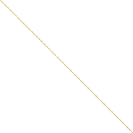 14kt Yellow Gold .9mm Cable Chain